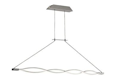 Inspired Lighting Sahara Loft Vedhæng 36W LED 3000K, 2520lm, Sølv, Matteret Akryl, Poleret Krom
