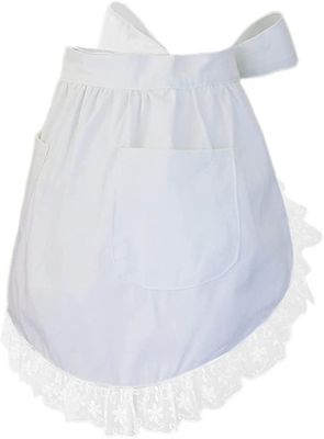 Xqday Talje forklæde Blonde Retro Vintage Forklæde Cute Madlavning Køkken flæse maid forklæde med