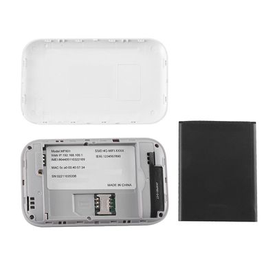 Bærbar Mifi 4G Wifi Router 150Mbps Wifi Modem Car Mobile Wifi Wireless Hotspot Wireless Mifi Med Hvit