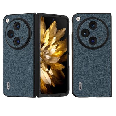 Nahkakotelon kanssa yhteensopiva Oneplus Open, Oneplus avoin kotelo, takakansi Premium aito nahka ohut Oneplus Openille Vihreä
