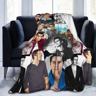 Dylan O'brien tæppe Aircondition tæppe Student tæppe Soft Termisk tryktæppe Unisex40x50inch 60x50in 150x125cm