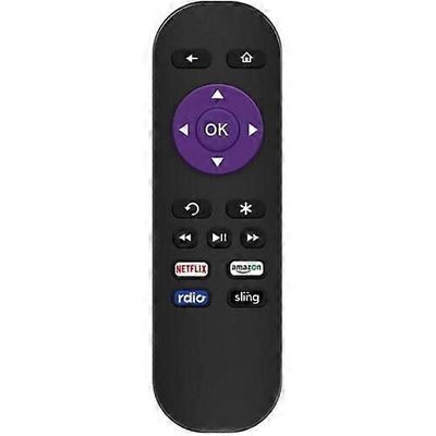 Universaali Roku-kaukosäätimen vaihto RCA Roku Smart TV -kaukosäätimelle ja Roku RCA Smart TV: lle 32 40 43 49 50 55 60 65 70 tuumaa, 4K LED LCD HD...