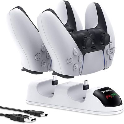 Oplader til Ps5 Dualsense Controller Auarte ladestation til Ps5 Playstation 5 trådløse controllere Dual Usb hurtigoplader