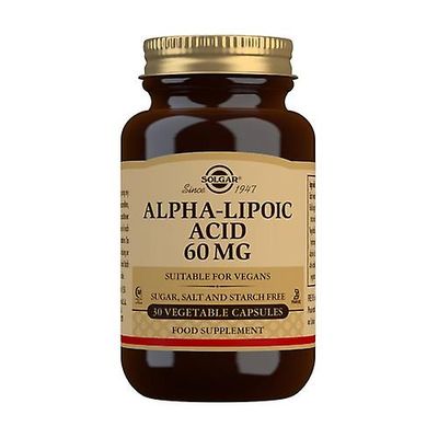 Solgar Alpha Lipoic Acid 30 vegetable capsules (60mg)