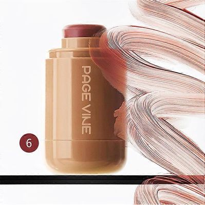 unbrand Pocket Blush Stick, 3-in-1 rakennettava Natural Matte Blush Stick poskille, silmille ja huulille, kosteuttava koostumus, rasvaton, koko päi...