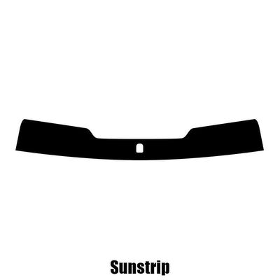 Window-Tint Sun Strip for Ford Mondeo Estate - 1993 til 2000 pre-cut sunstrip 5% limo sort