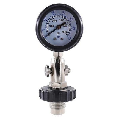 Uusi DIN-säiliön paineenmittari sukellukseen 350 baarin mittarilla, sukellusmittari kahvalla