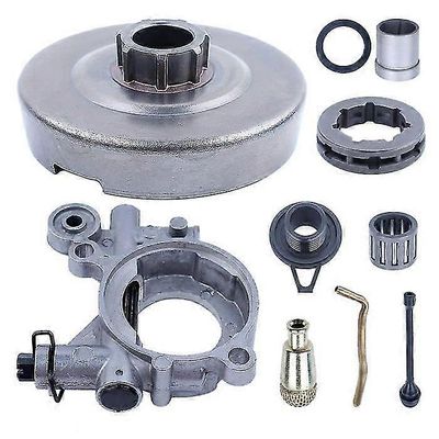 Bluezoo Kytkin 3/8" rumpurattaan vanneöljypumppu yhteensopiva Husqvarna 365 362 372 371 503521305