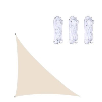 3x3x4.3m/4x4x5.7m/5x5x7.1m Vandtæt Sun Shade Sejl Trekant For Garden Patio Udendørs Awings Baldakin Pool Fortelt Camping Udendørs Paraplyer og Suns...