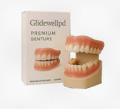 Premium Silicone Denture Full Mouth Set - Mukavan ja luonnollisen näköiset proteesit itsevarman hymyn takaamiseksi by Smileasego