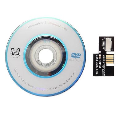 Sd2sp2 TF-kortleser + mini Cd For Nintend Gamecube Ngc Ntsc, svart Pal
