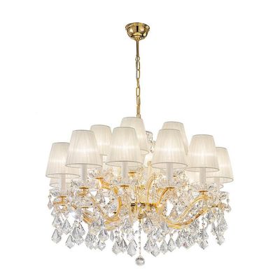 Kolarz Lighting Kolarz MARIA LOUISE - Klassisk Crystal 18 Arm Lysekrone poleret guld, 18x E14