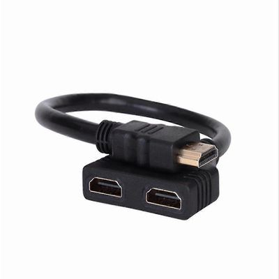 Zhiyi Hdmi-jakaja - Hdmi-jakajasovittimen kaapelijakaja Hdmi uros kahteen Hdmi-naiseen 1-2-tie