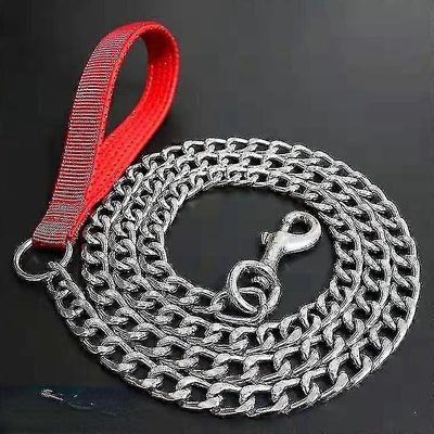 Puremista estävä koiran veto rautaketju koiran talutushihna Plus vaahto viipalointia estävä pieni, keskikokoinen ja suuri koiraketju metallinen koi...