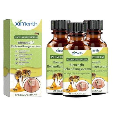 Beevenom Kynsien sienihoito Essence Kynsien hoito Jalkojen hoito Korjaa Essence 3pcs