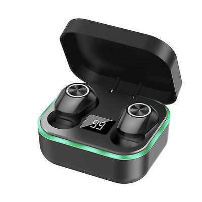 Coosilo Tws trådløse Bluetooth-hovedtelefoner Øretelefoner Headset In-ear til Iphone Samsung sort