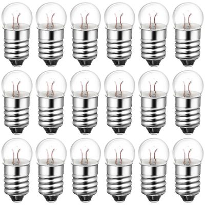 50kpl pienet hehkulamput sähköinen koelamppu taskulamppu lamppu lamppu 1.5V Hopea 2.50X1.30X1.30CM