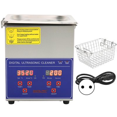 Digital ultralydrenser 5L rustfritt stål med varmeapparat, timer - industrielle forsyninger