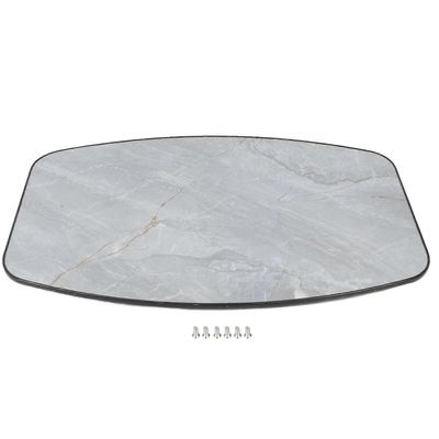 RV suorakaiteen muotoinen pöytälevy 24x15,2 tuuman massiivipuinen ruokapöytäpöytä pöytäpaneeli matkailuautolle matkailuauto kansi ponttoni terassi ...