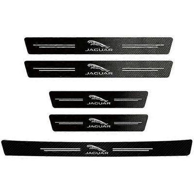 Jaguar XE XF XJ F-Type F-Pace XKR XEL XFL S F XK XJL XJ6 XJS X auton kynnyskilven suoja hiilikuitutarra 5 kpl auton ovea xTrunk
