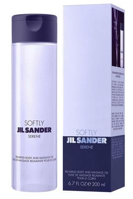 Jil Sander Softly Rolig avslappende kropp og massasje olje 200ml