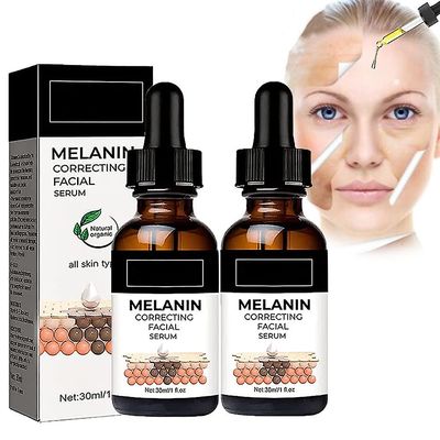 Frusde Skin Melanin korrigere ansikts serum, melanin korrigere ansikts ansikt hudpleie fuktighetsgivende serum 2pcs