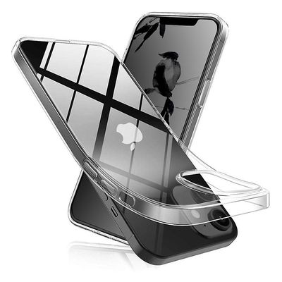 Akami Sag til IPhone 12 / IPhone 12 Pro (6.1), Høj kvalitet Silikone Beskyttende Cover, Transparent