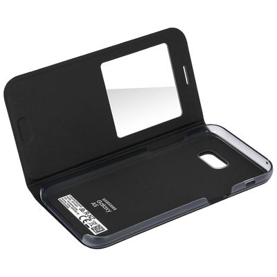 Virallinen Samsung S View pysyvä kansi, joka on yhteensopiva Samsung Galaxy A5 2017: n kanssa - musta