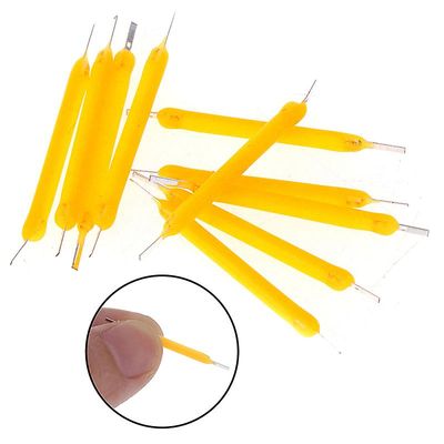 Unbrand 10kpl Led Cob Aurinkovoima filamentti Super Bright Bulb Valonlähteen valaistustyökalu Keltainen 10pcs