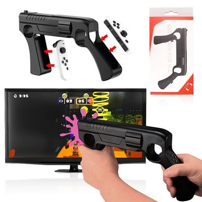 Splatoon 3 Shooting Game Gun Controller til Nintendo Switch / switch Oled Hand Grip Sort