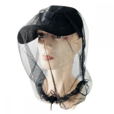 Stntv Kalastuskorkki Anti Mosquito Bug Hyönteinen Verkko Mesh Head Face Mask Hattu Verkko Cover Matkustaa