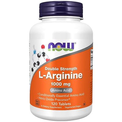 NOW Foods NOW Elintarvikkeet L-arginiini 1000mg tabletit 120