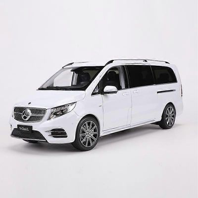 1:18 Mercedes V-luokan V260L MPV hyötyajoneuvon painevalettu automalli Valkoinen