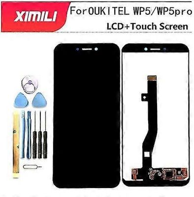 Redkid 5.5 ''100% testattu OUKITEL WP5 LCD -näyttö + kosketusnäytön digitointikokoonpano LCD + kosketusdigitointilaite OUKITEL WP5 PRO + Työkalut W...