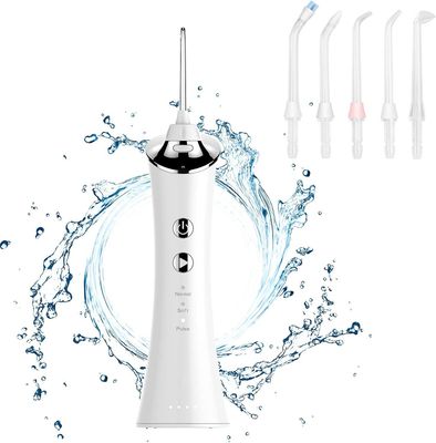 AIR Bærbar trådløst vand Pick Dental Oral Irrigator Tandtråd 3 modes og 5 Jet Tips