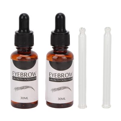 Eyebrow Growth Serum Øyenbrynsvekstserum - 2 stk nærende løsning for fortykning av øyenbryn - ideell for sminke
