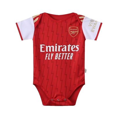 2022-2023 Unik småbørnsfodboldtrøje kortærmet jumpsuit 6-18 måneder Arsenal 2 6-12 M