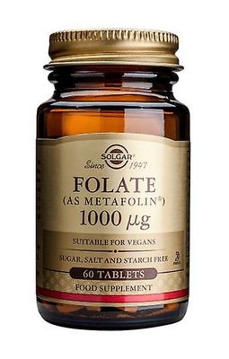 Solgar Folate 1000ug tabletter, 60