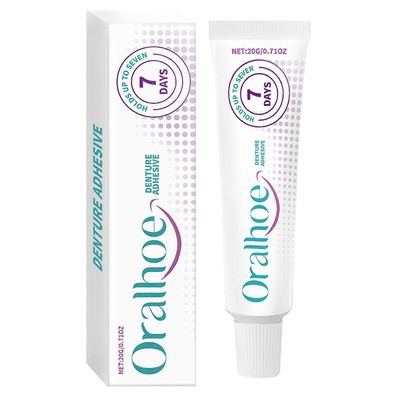 Pitkäkestoinen hammasproteesiliima Kestävä Super Hold hammasproteesiliimavoide tekohampaille 1pcs