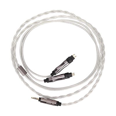 Hopeoitu päivityskuulokekaapeli Sennheiser HD414 HD650 HD600 HD580 HD25 HD535: lle (36 ydintä)