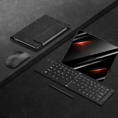 Huawei Mate XT Ultimate Bluetooth -näppäimistölle + hiirelle + nahkakotelolle + kynäpuhelimen lisävarustesarjalle Monivärinen Black