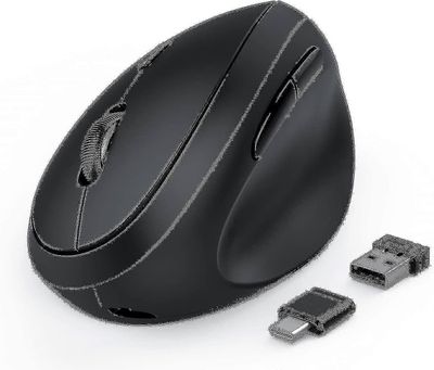 Pystysuora langaton hiiri, Ergonominen Jelly Comb -hiiri vähentää ranteen rasitusta, helppo vaihtaa 3 tietokoneen välillä Bluetooth-, USB- tai tyyp...