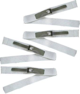 4kpl virtsan jalkapussin hihna pehmustettu virtsanpoisto säädettävä katetrin kiinnitysnauha valkoinen 50x2.5cm