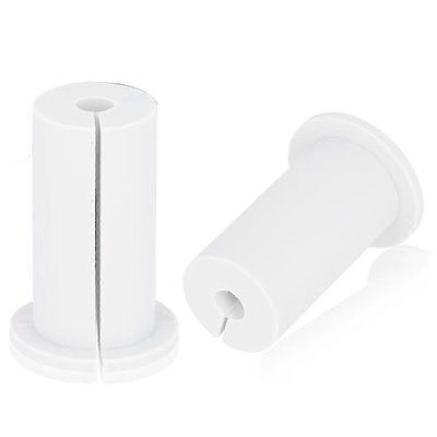 2 kpl kaapelinsyöttösarja läpivientisarjan läpi 1 tuuman seinäreikään, Ethernet-kaapelin reititysholkkeihin Valkoinen