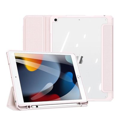 Foxdock Hybrid slimkasse til Ipad 9 / 8 / 7 10,2-tommer, 2021/2020 / 2019 Model, 9. / 8. / 7. generation Auto Wake / søvn stødsikkert cover med kla...