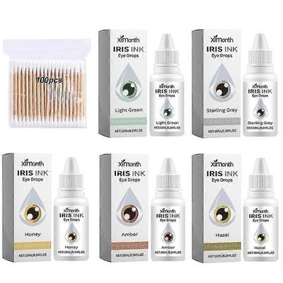 Uusi Fancy Drops -silmien värin vaihtaja, Fancy Drops -silmien värin vaihtaja, värikkäät Irisink-silmätipat, silmien väriä vaihtavat tipat +100 van...