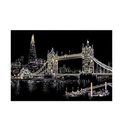 Aikuisille tarkoitettu raapimispiirustus, käsintehty raapimispiirustuslahja, aikuisille tarkoitettu dekompressiotyökalu, tee-se-itse-askartelu (Lon...