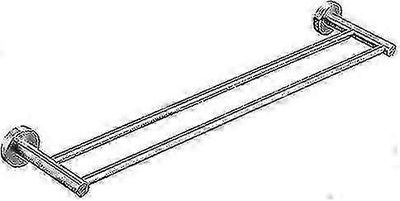 Kaksinkertainen pyyhetanko seinäteline 304 harjattu ruostumaton teräs 50cm kylpyhuoneen pyyheteline