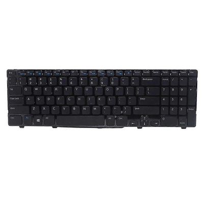 Cremlank Erstatning US/RU tastaturtastatur tastatur for Dell Inspiron 15 3521 15R 5521 bærbar PC Svart English