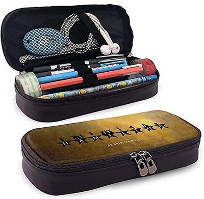 Kerota Hamilton Musiikillinen penaali, suurikapasiteettiset kynäkotelot/kynäkotelo/kynäpussipussi, jossa on useita osastoja pojille ja tytöille bd0...